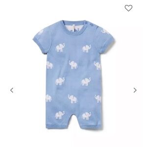 Janie and jack BABY ELEPHANT ROMPER NWOT